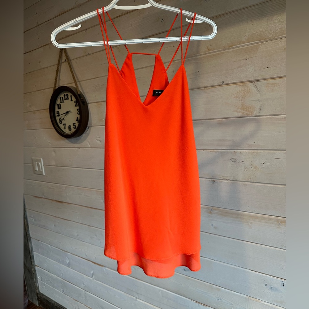 New Look | Orange Sleeveless V-Neck Camisole